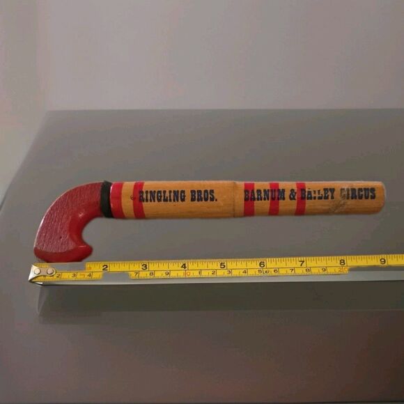 Vtg POP GUN Wood Ringling Bros Barnum & Bailey Souvenir Of The Circus 9" - Picture 11 of 11